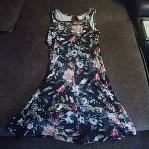 Mudd skater dress with floral pattern